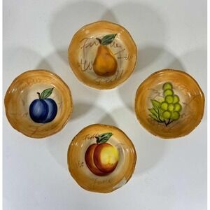 El Camino Linen & Things Hand painted set of 4 Dipping Dish